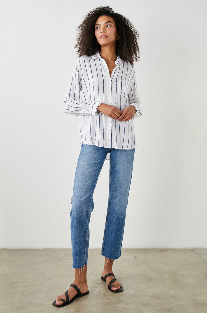 Charli Shirt Navy Star Stripe