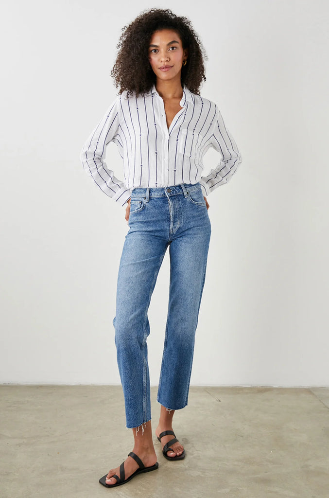 Charli Shirt Navy Star Stripe