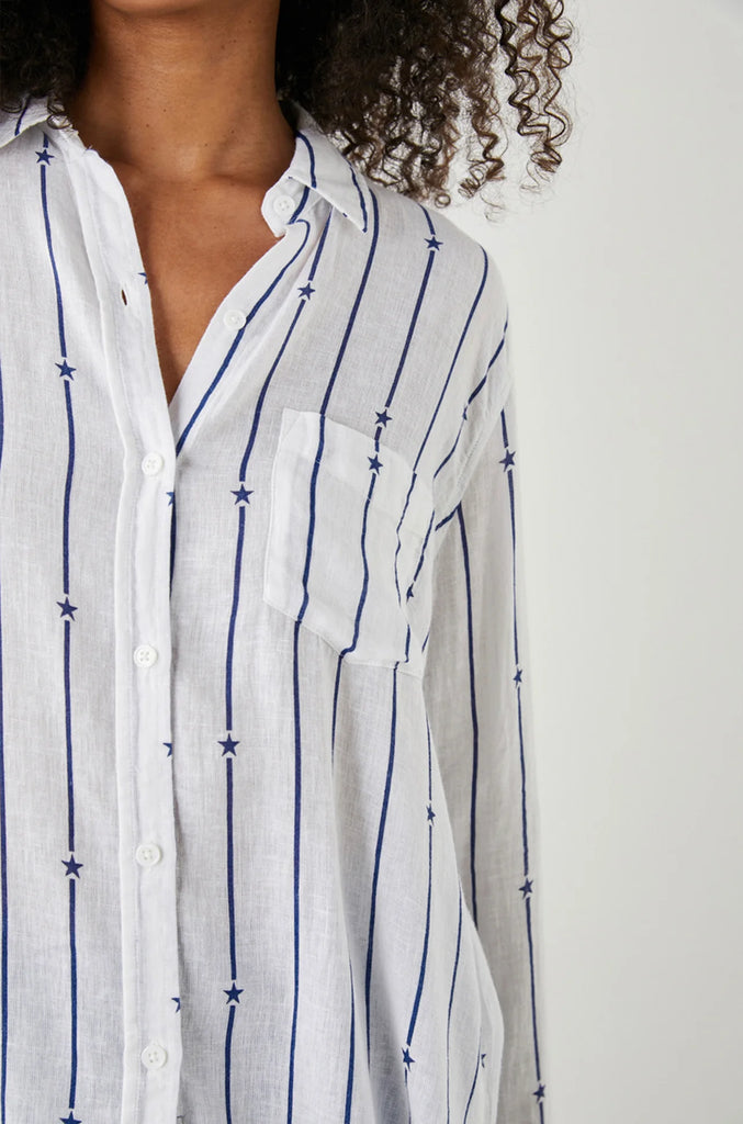 Charli Shirt Navy Star Stripe
