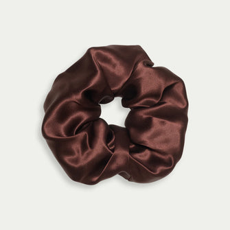 Silk Scrunchie Chocolate