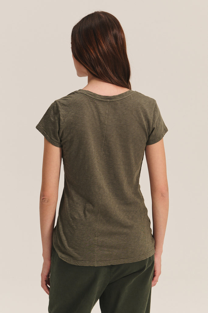 Odelia O Neck Tee Tarmac