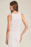 Cruz Modal Rib Tank White