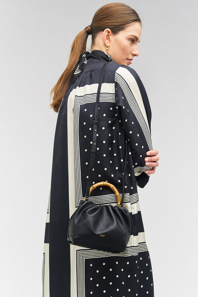 Gretel Mini Top Handle Bag Black