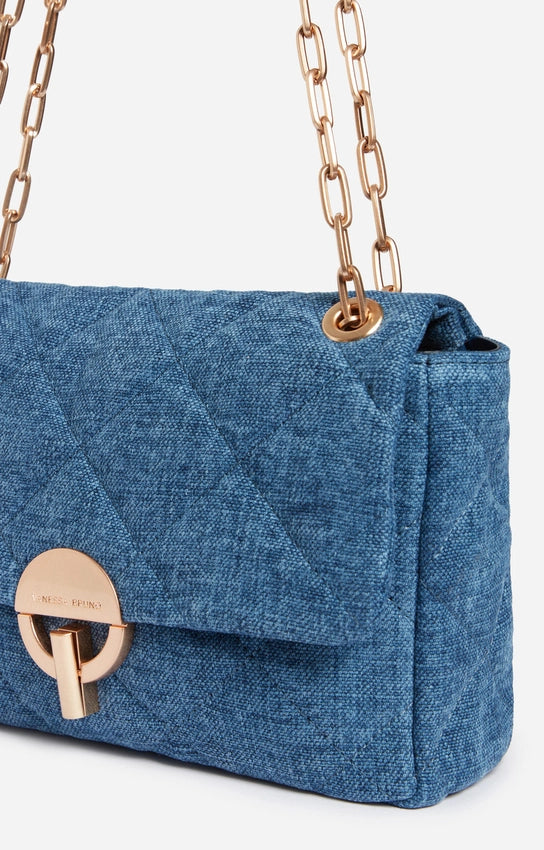Grand Moon Handbag Indigo