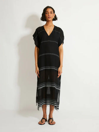 Leliti Classic Caftan Black