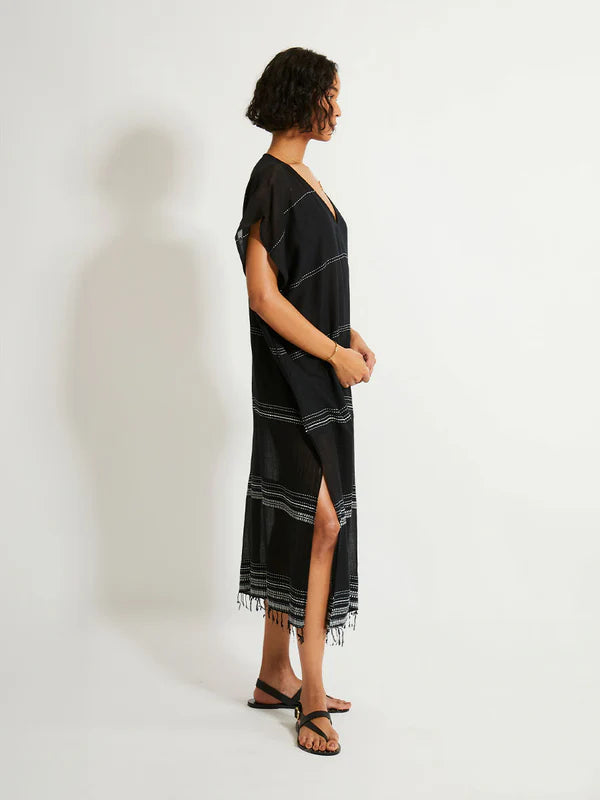 Leliti Classic Caftan Black