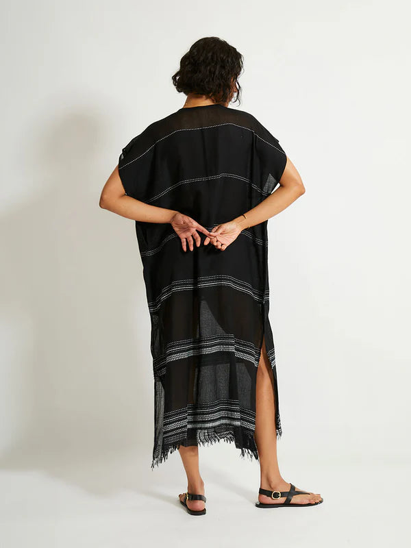 Leliti Classic Caftan Black