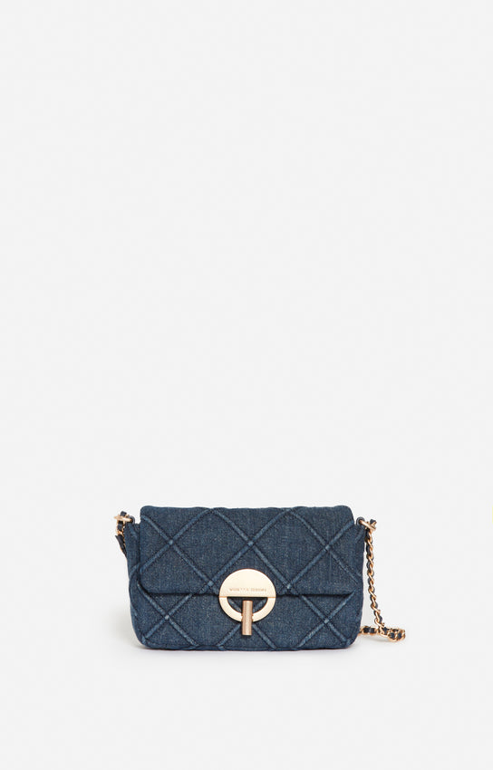 Nano Moon Bag Dark Denim
