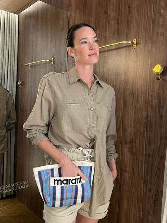 Powden Pouch Turquoise Chalk