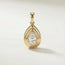 Dee Pear Diamond Pendant 1.1 ct & 10K solid gold