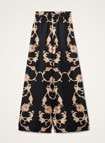 Palazzo Pants Silk Twill Buttercup