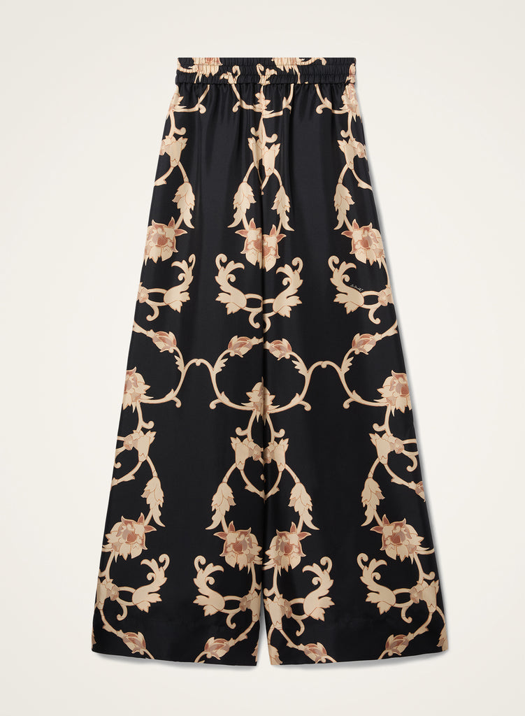 Palazzo Pants Silk Twill Buttercup