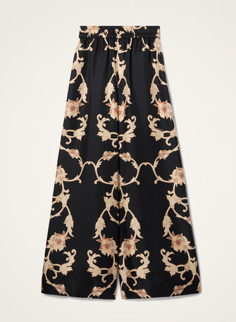 Palazzo Pants Silk Twill Buttercup