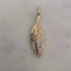 Diamond Feather Pendant