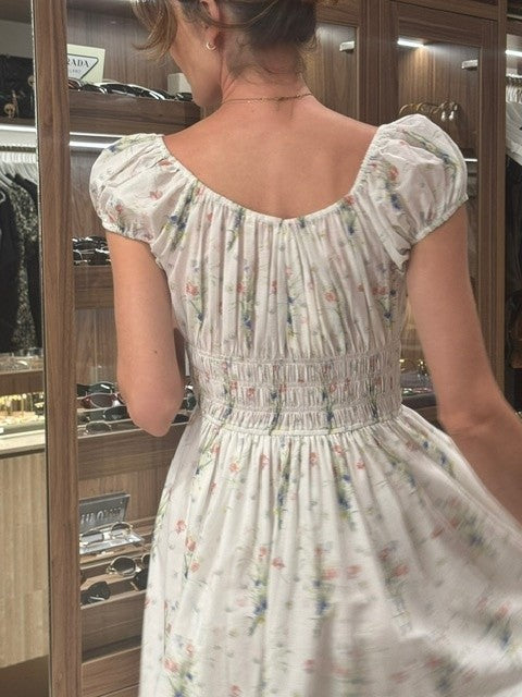 Quinley Dress Painted Bouquet