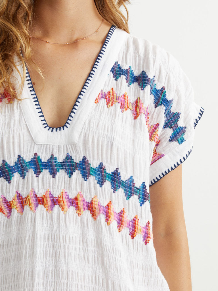 Hera Tunic White Multi