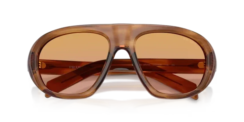 0PRC05S Sunglasses Striped Rosewood