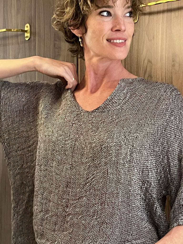 Miramare Top Rete Chocolate