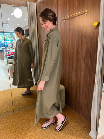 Boden Dress Olive Smoke