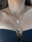Emma Fluted Heart Diamond Pendant Dogtag