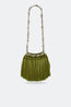 Tassel Evening Bag Moss Green