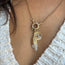 Diamond Feather Pendant