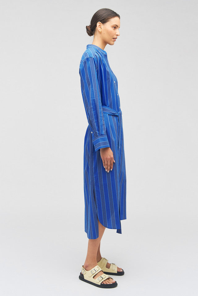 Swedish Stripe Shirt Dress