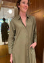 Boden Dress Olive Smoke