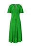 Cape Sleeve Dress Jewel Green