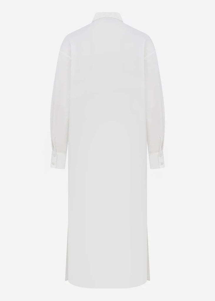 Evony Shirt Dress White