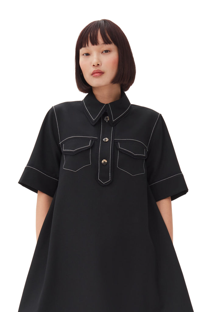 Sable Mini Dress Black