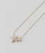 Hera Double Diamond Star Necklace Yellow Gold