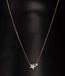 Hera Double Diamond Star Necklace Yellow Gold