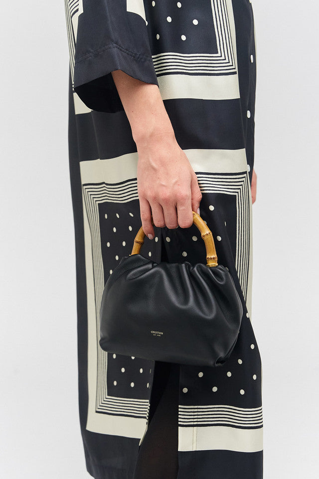 Gretel Mini Top Handle Bag Black