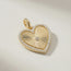 Heart Fluted Medallion Pendant