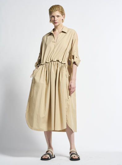 Tomorrow Cotton Dress Beige
