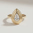 Jaime Pear Diamond Ring 1.1 ct & 10K solid gold size 7