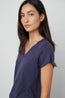 Velvet Original Jillian Tee Navy