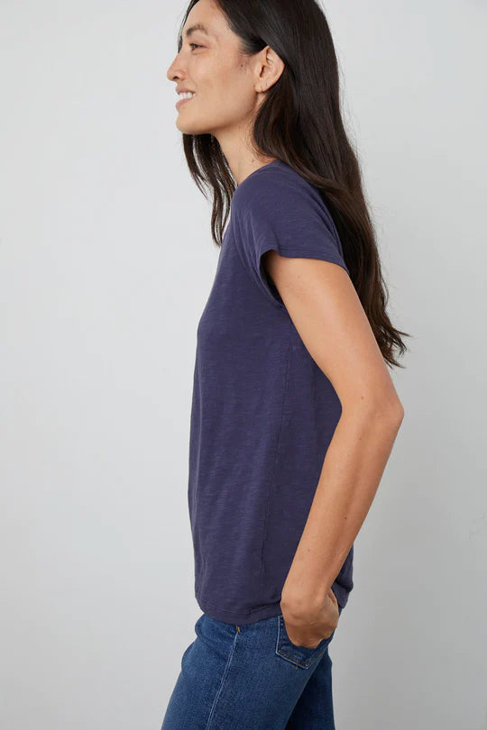Velvet Original Jillian Tee Navy