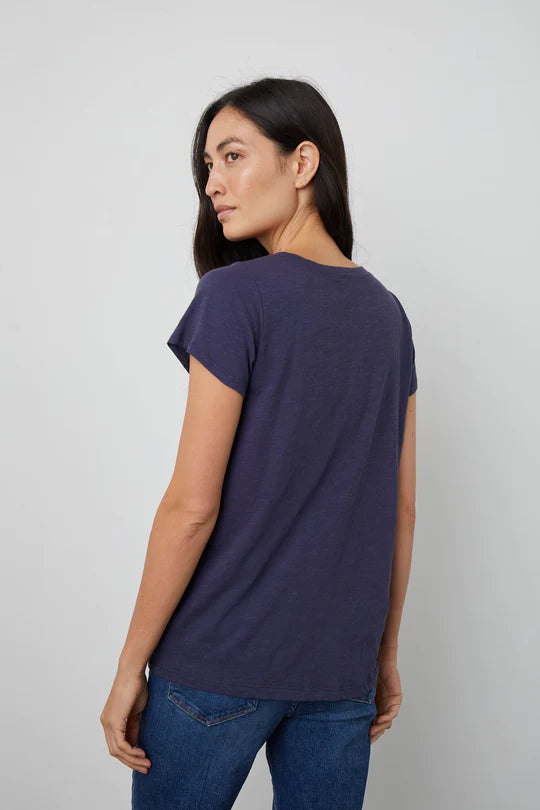 Velvet Original Jillian Tee Navy