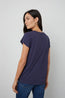 Velvet Original Jillian Tee Navy