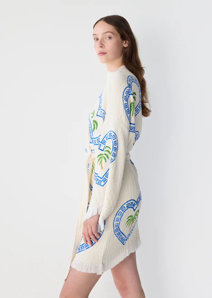 Midi Robe Natural Palm