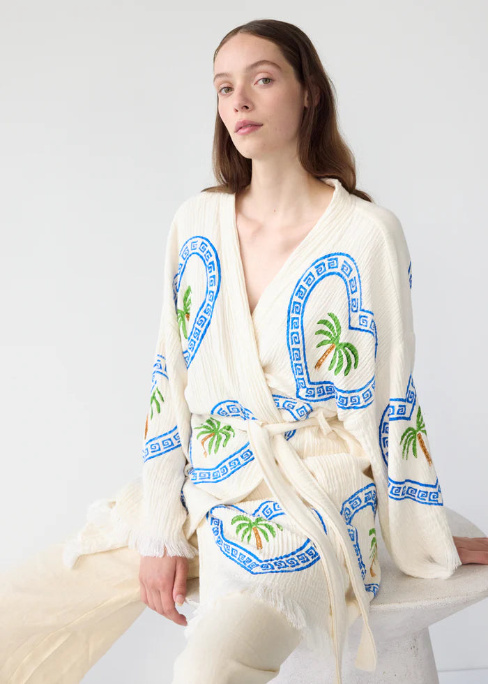 Midi Robe Natural Palm