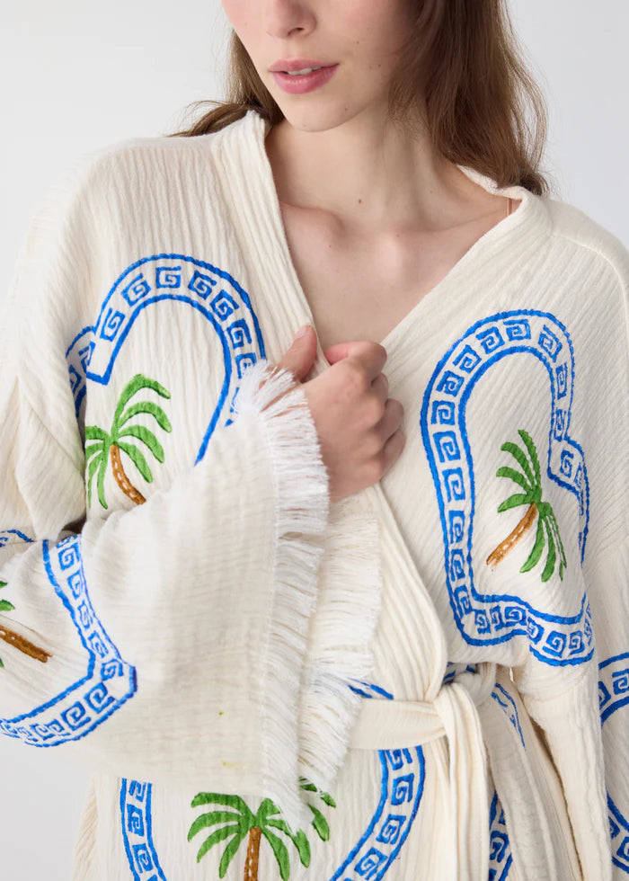 Midi Robe Natural Palm