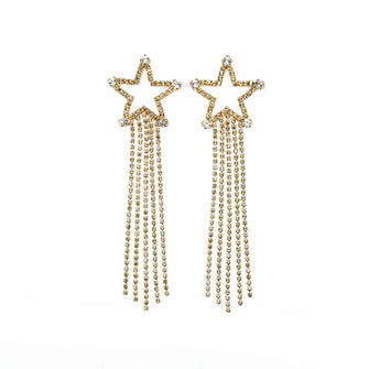 Shooting Star Single Earring Champagne