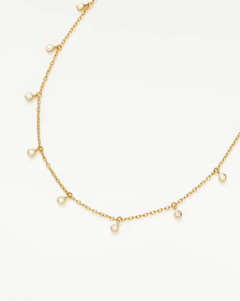 Interstellar Drop Choker Necklace