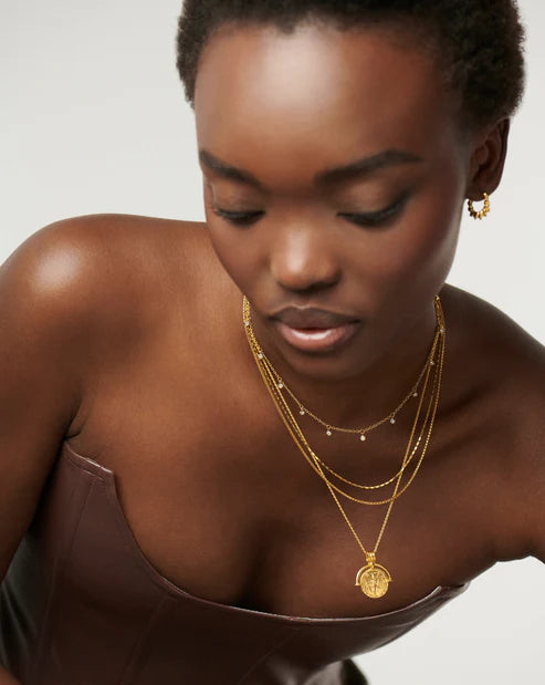 Interstellar Drop Choker Necklace