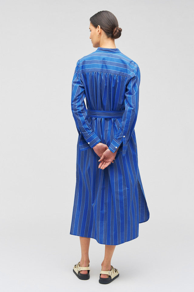 Swedish Stripe Shirt Dress