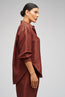 Long Sleeve Silk Shirt Barn Red