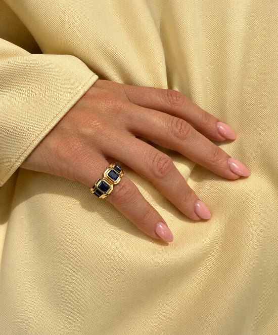 Keren Iolite Art Deco Ring size 3.5